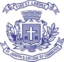 St Josephs College of Commerce, Bangalore logo