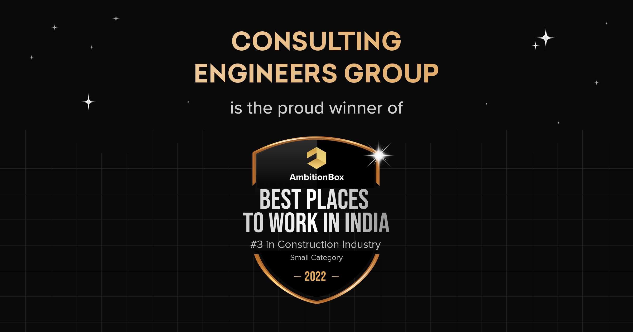 Consulting Engineers Group has won the AmbitionBox Best Places to Work ...