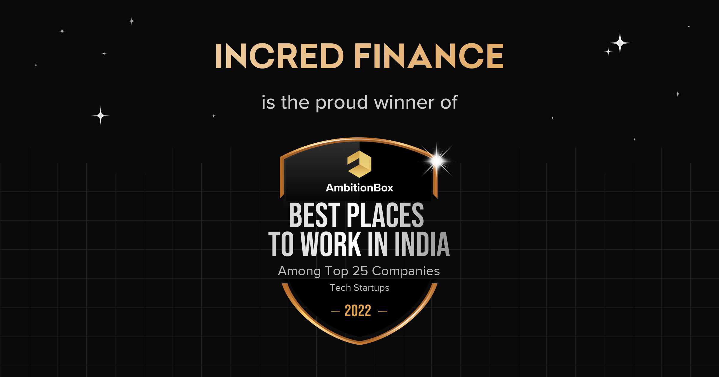 Incred Finance Has Won The AmbitionBox Best Places To Work In India 