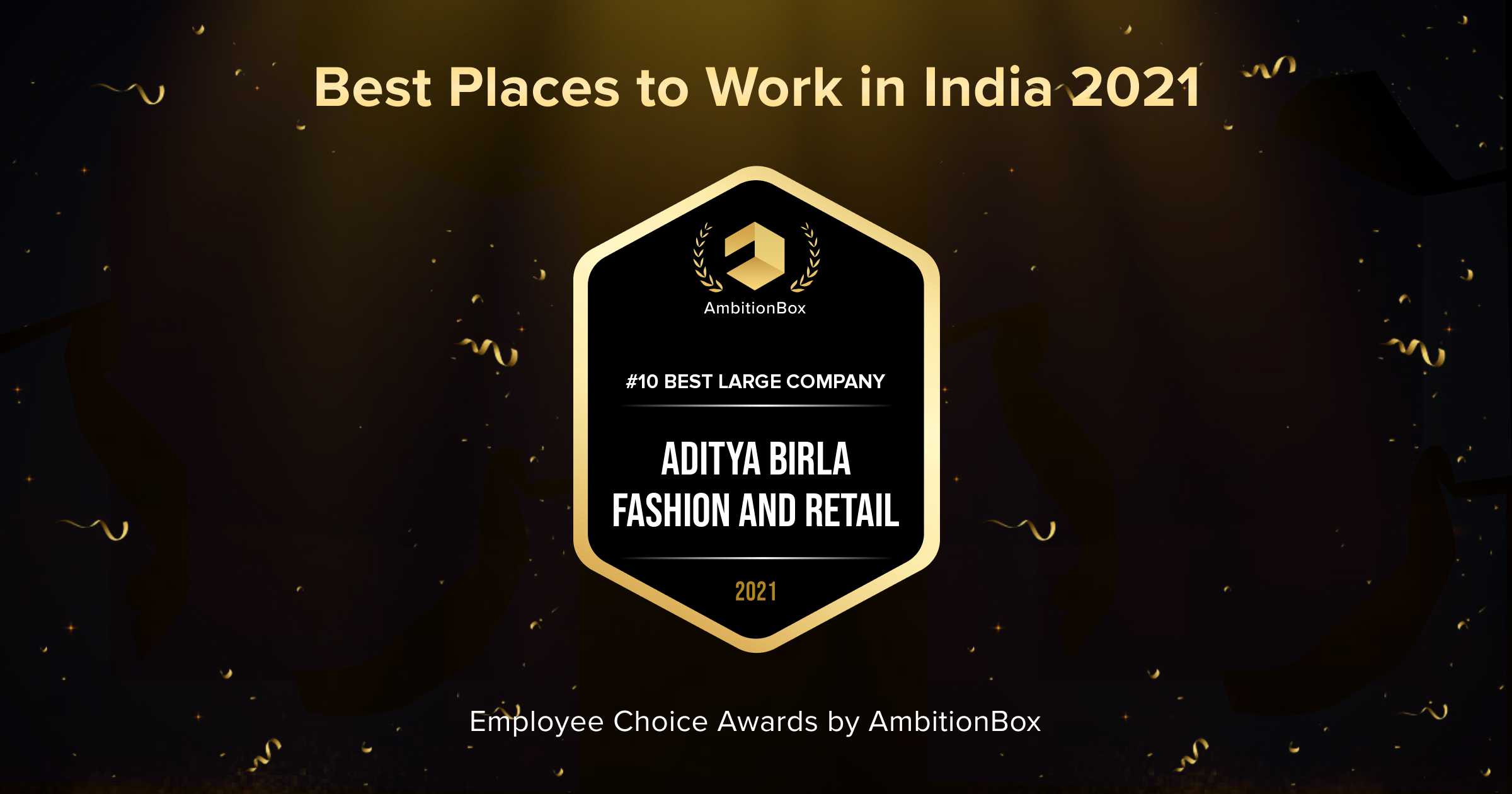 Aditya Birla Fashion and Retail 10th Best Large Company to Work in