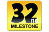 32nd Milestone logo