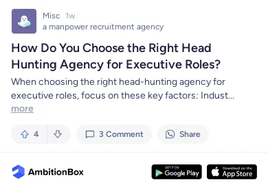 How Do You Choose the Right Head Hunting Agency fo | AmbitionBox