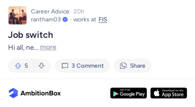 Job switch | AmbitionBox